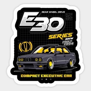 E30 Series Edition Sticker